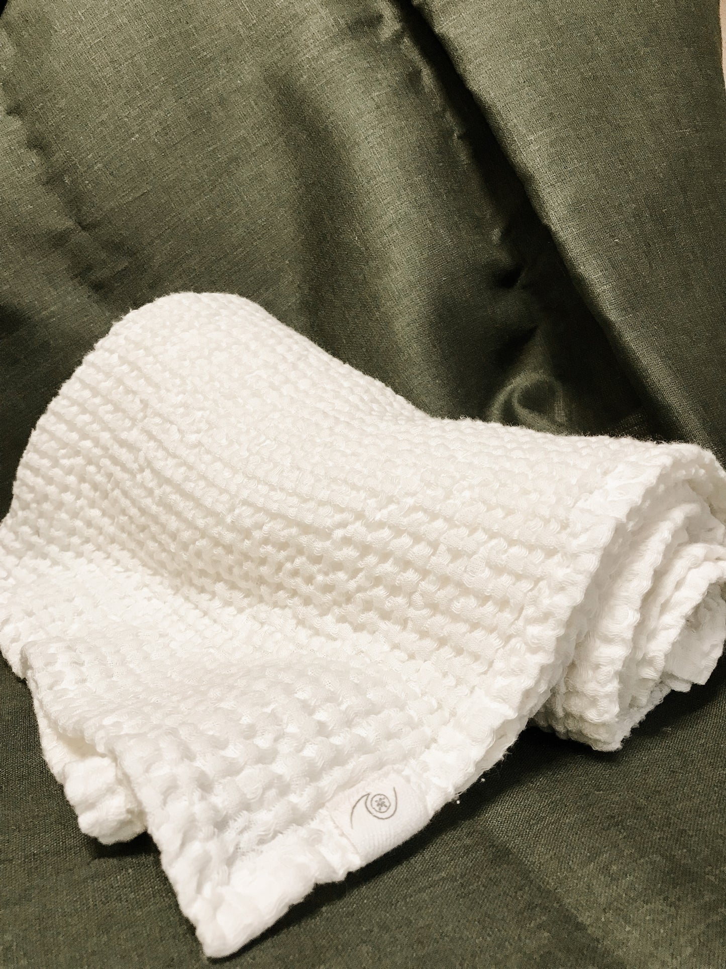 Waffle LInen Bath Towel