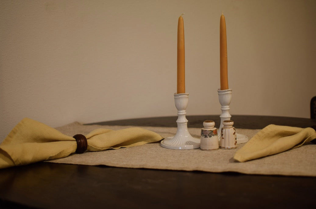 Natural Linen Table Runner